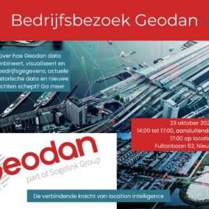 Bedrijfsbezoek Geodan promo